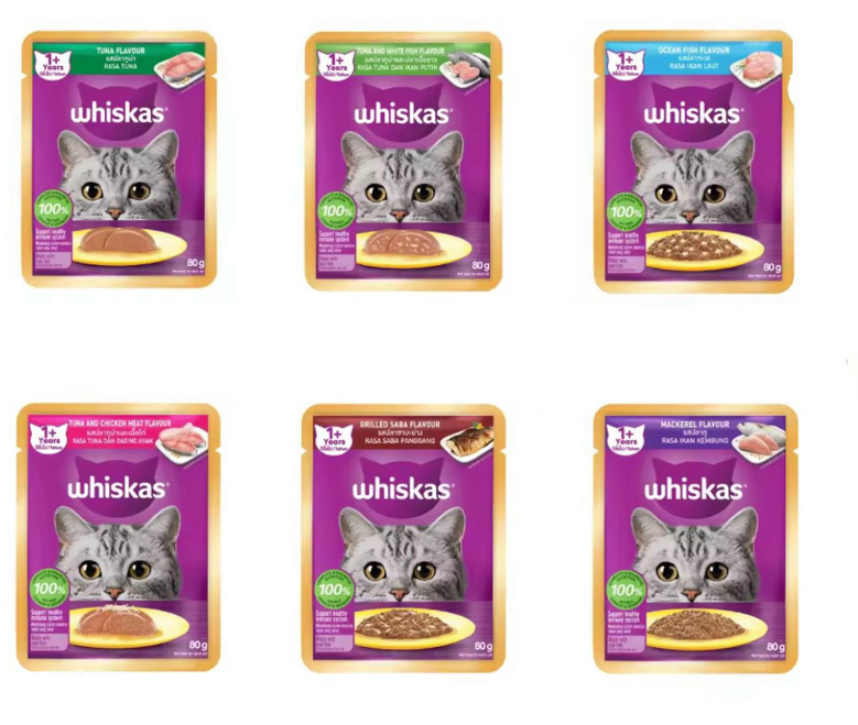 Pate Whiskas cho mèo 80gr cho mèo