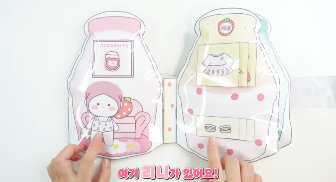 SQUISHY GIẤY HANDMADE Búp Bê Giấy Squishy bình sữa Dâu Búp Bê Giấy