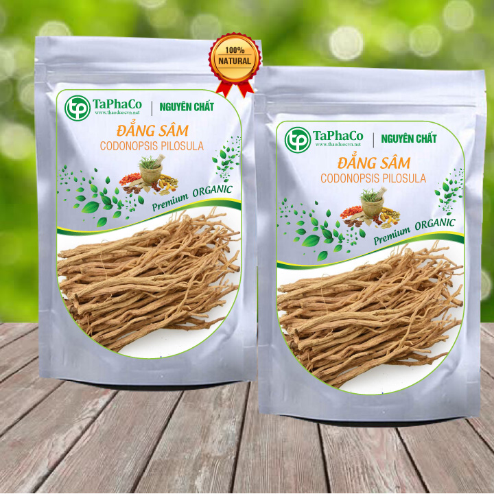 Đẳng sâm khô 1kg, Đảng sâm khô, Lộ đẳng sâm - Thảo Dược Tấn Phát