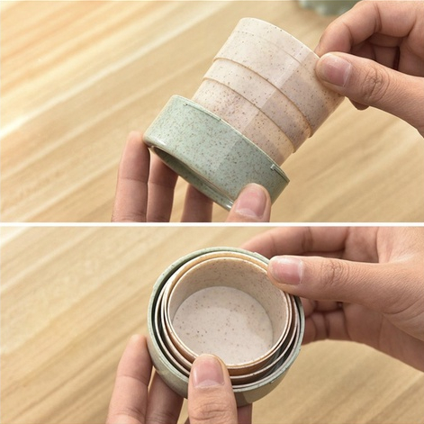 Ly Gấp Gọn Lúa Mạch Du Lịch