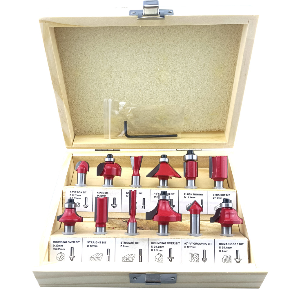 Mũi soi gỗ 12 chi tiết cốt 12,7mm