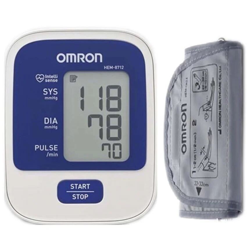 Máy đo huyết áp bắp tay Omron HEM - 8712 BH 5 năm chính hãng .