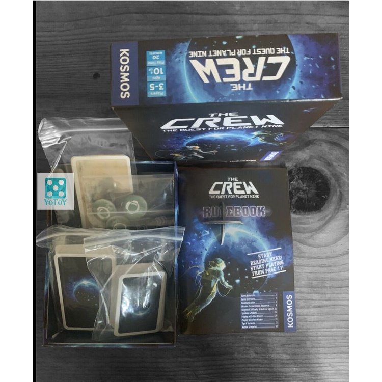 Trò chơi thẻ bài The Crew boardgame đồng đội (02 phiên bản The Quest for Planet Nine và Mission Deep sea)