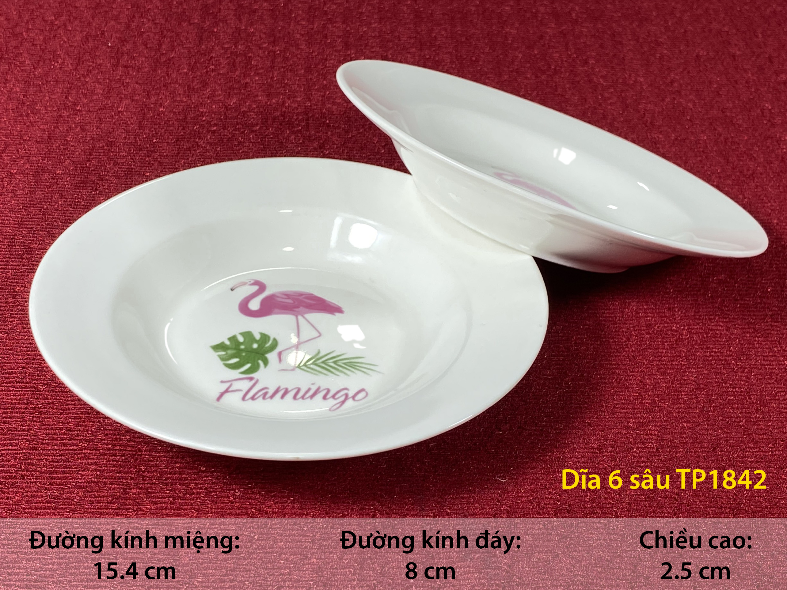 ĐĨA 6 SÂU TP 1842 SỨ BÁT BẢO CAO CẤP, sINCE_1977