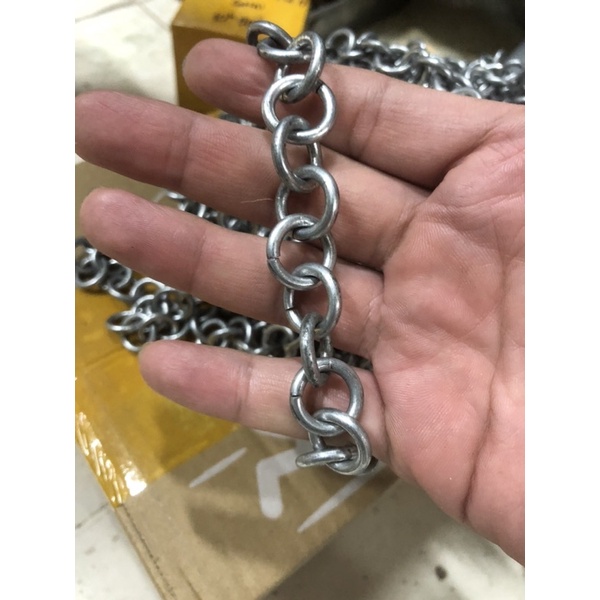 Chì xích khoen tròn làm chài,lưới kéo tôm cá