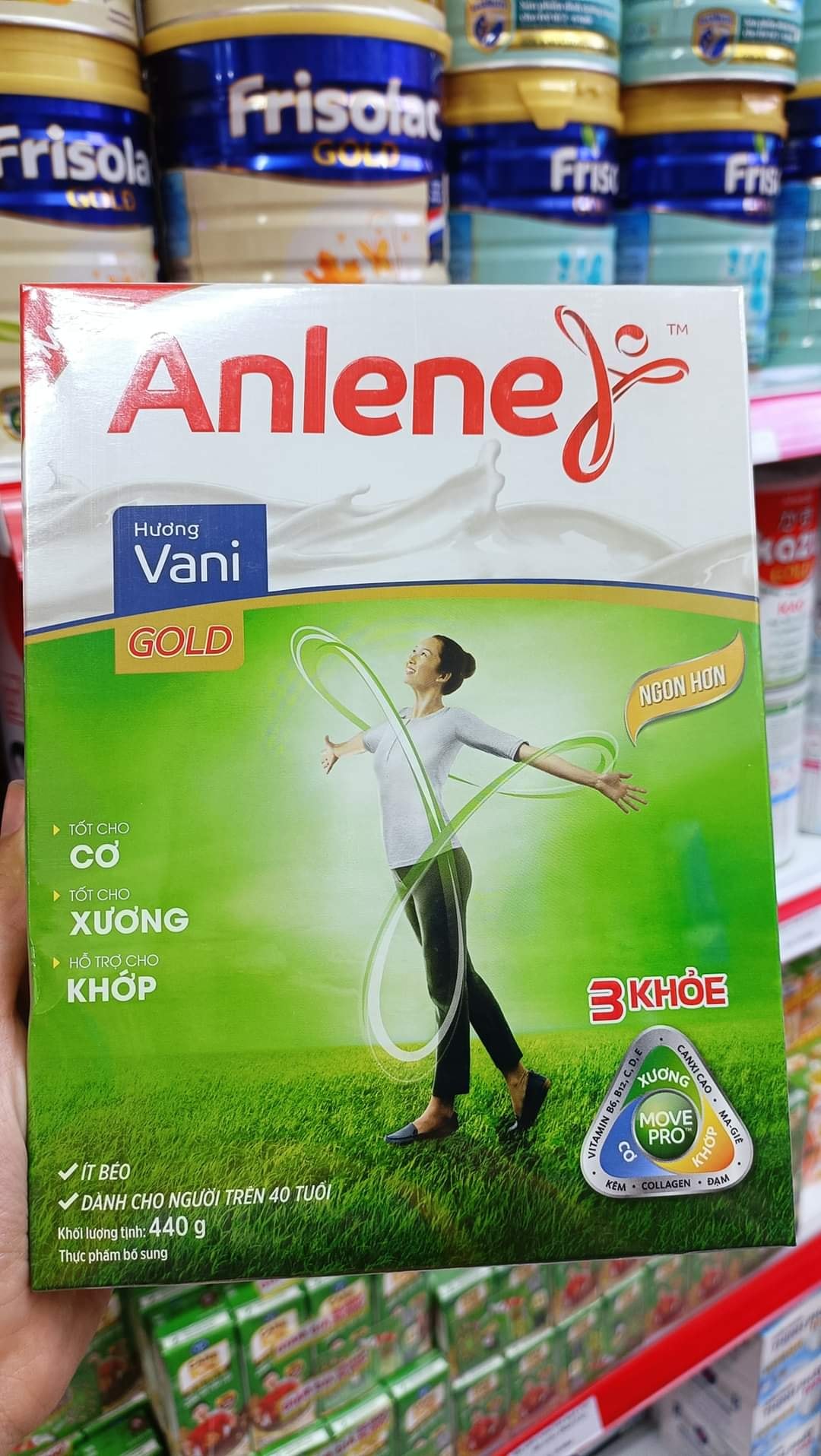 SỮA ANLENE GOLD - DÀNH CHO NGƯỜI TRÊN 40 TUỔI