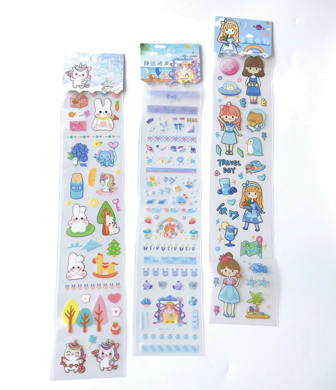 Sticker dán Dây chữ nhật khổ dài