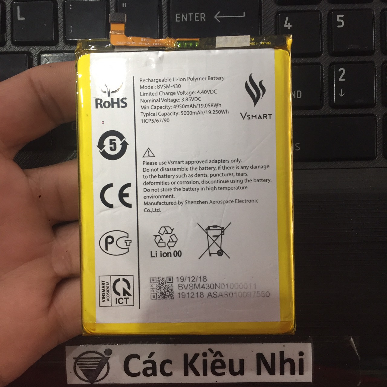 Pin Vsmart Joy 3 V430  | BVSM-430