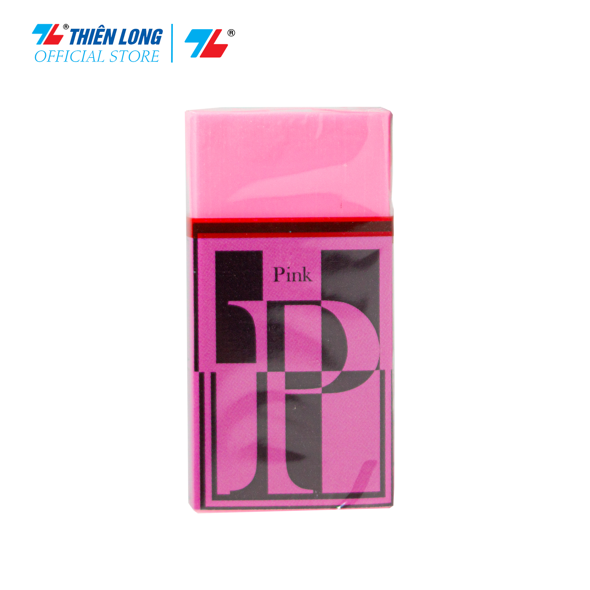 Gôm tẩy chì 'Siêu kul ngầu' Black and Pink Trendy Thiên Long E-011