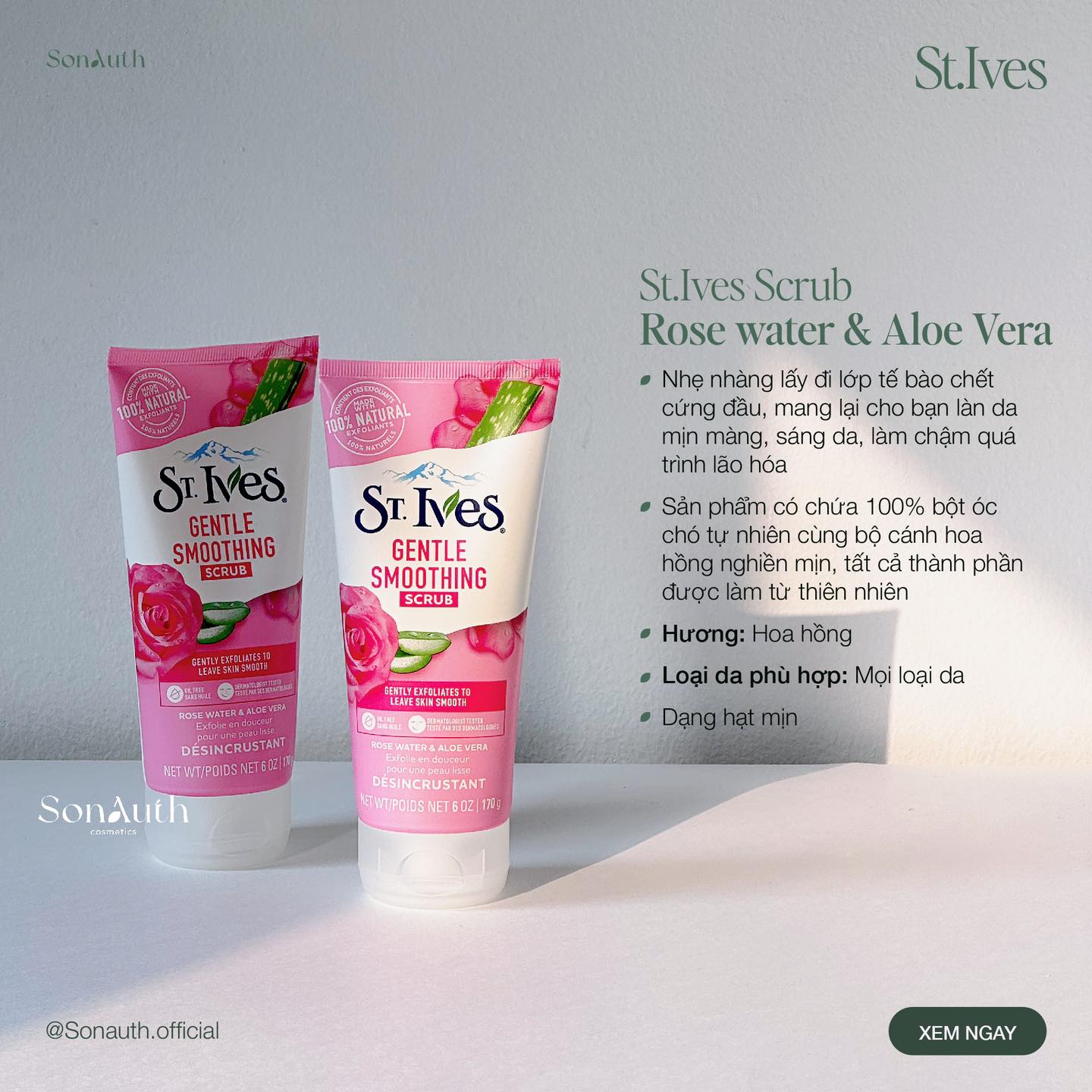 Tẩy da chết St.Ives 170g
