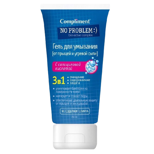 Sữa rửa mặt NO PROBLEM Compliment chứa Salicylic Acid, Tea Tree 200ml