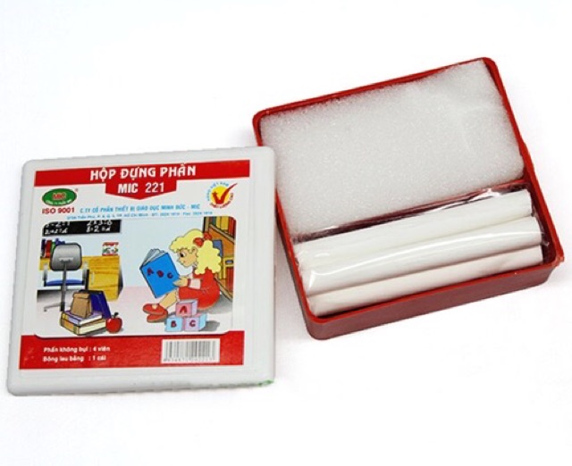 [Mua Kèm Deal Hot] Hộp Đựng Phấn MIC221 kèm phấn và bông lau