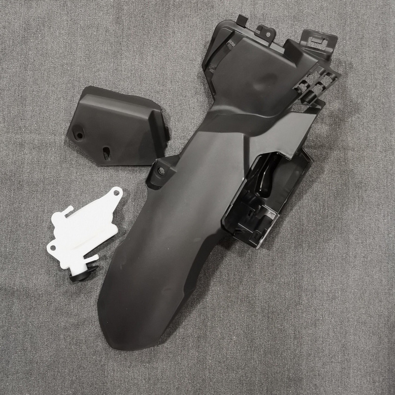 [TAM HỢP KIẾM] BỘ DÈ CON CHẮN BÙN SAU 3 MÓN CHO XE VARIO, CLICK THÁI, AIRBLADE 125 CAO CẤP (MÀU ĐEN)