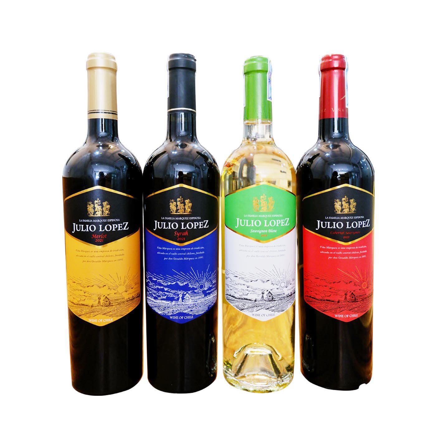 Vang Chile Julio Lopez Sauvignon Blanc 750 ml