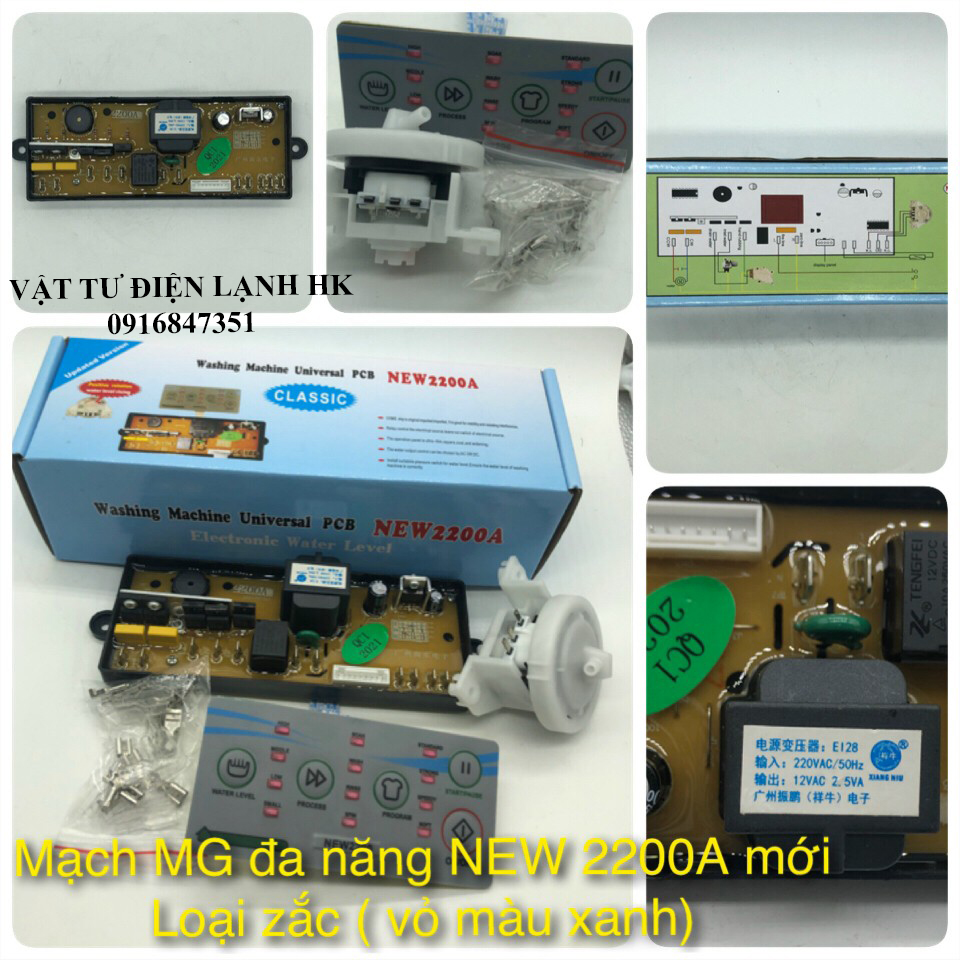 Bo mạch máy giặt đa năng new 2200 - broad mg - mạch mg new 2200