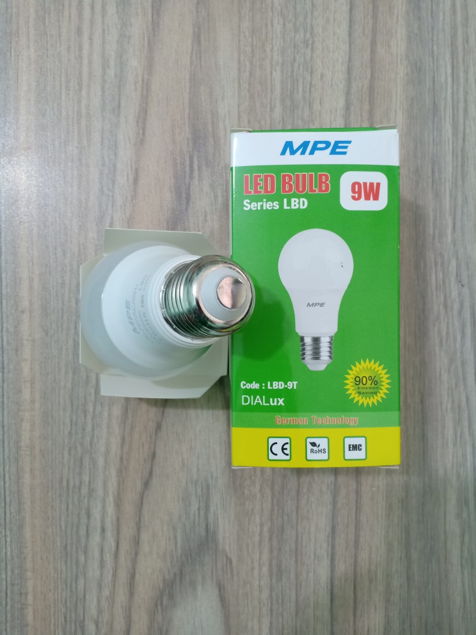 Đèn led bulb 9w MPE Bảo Hành 2 Năm