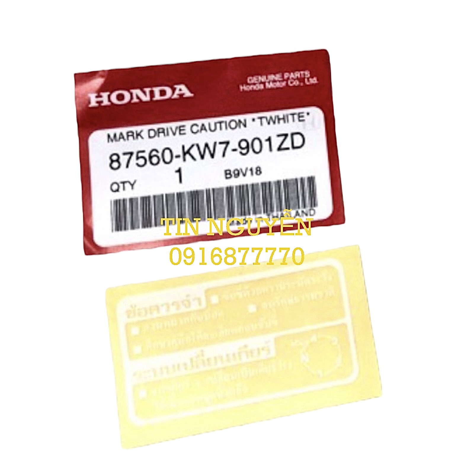 Tem bợ cổ Wave 125i Thái chính hãng