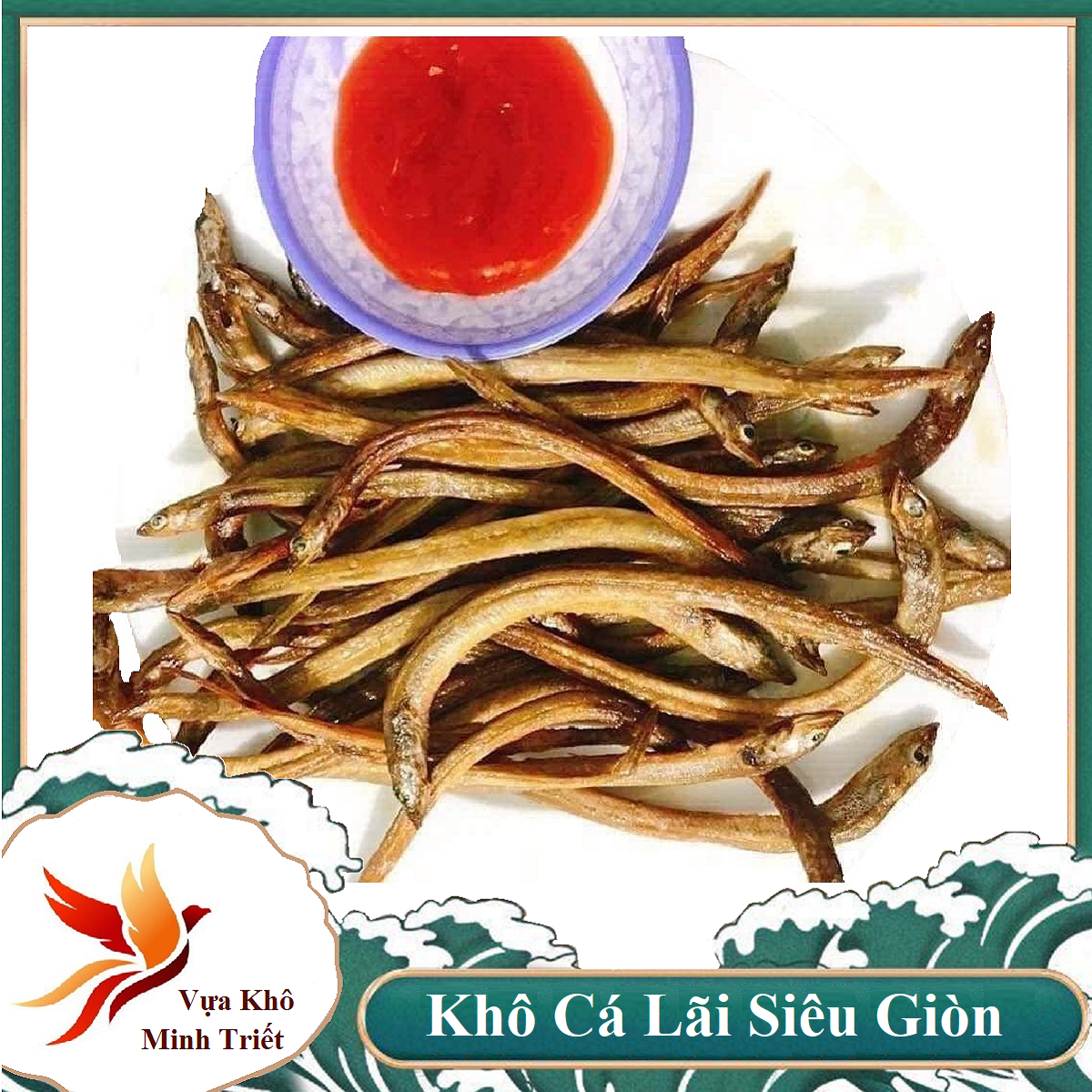 Khô Cá Lãi Trứng Chiên Giòn Giòn Siêu Ngọt- Khô Cá Lãi Trứng Siêu Ngon Giòn-Vựa Khô Minh Triết