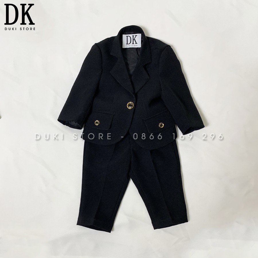 Bộ vest cho bé trai 2 lớp cao cấp