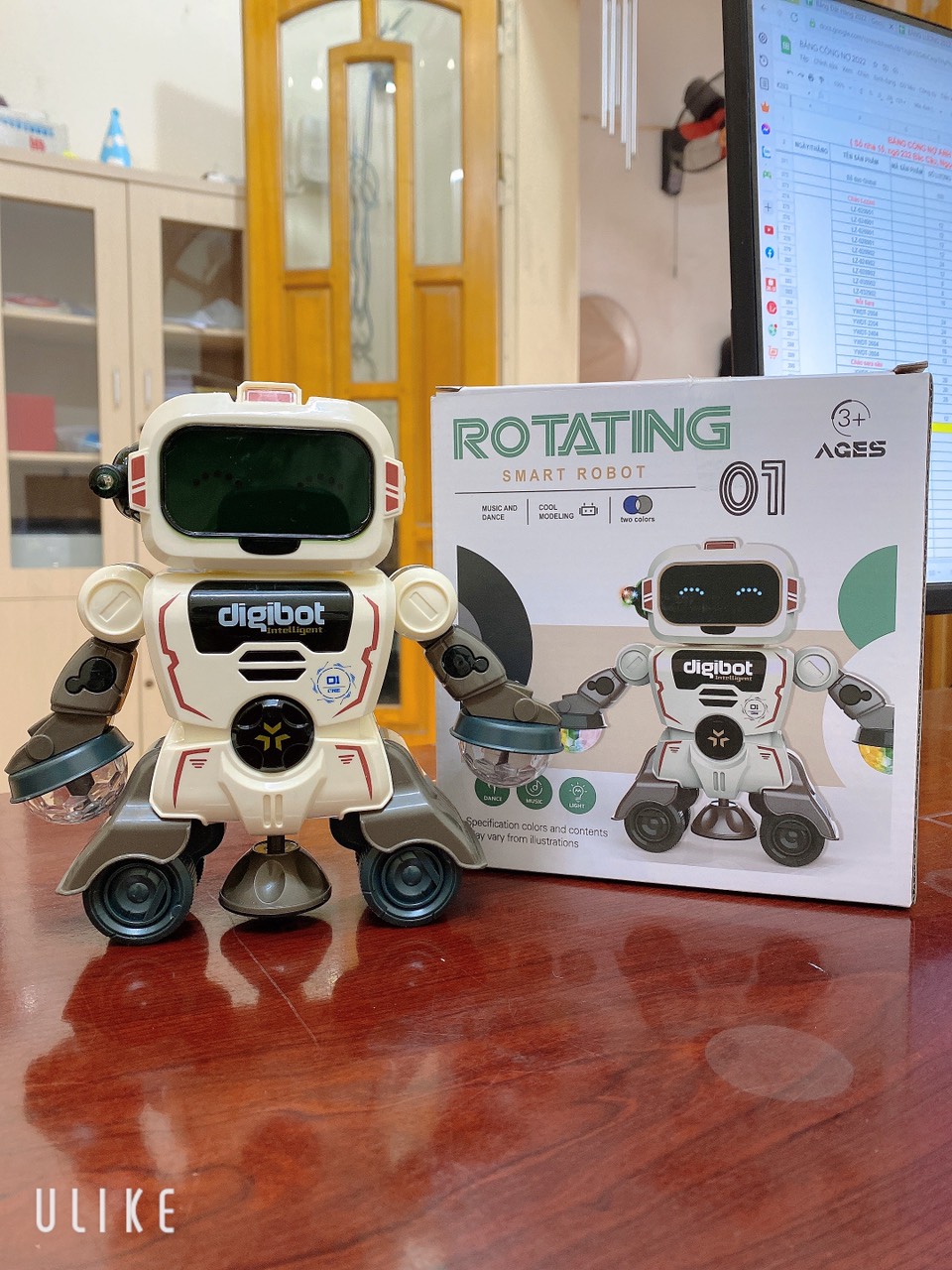 Robot đồ chơi thông minh, đồ chơi robot thông minh Rotating & Dance