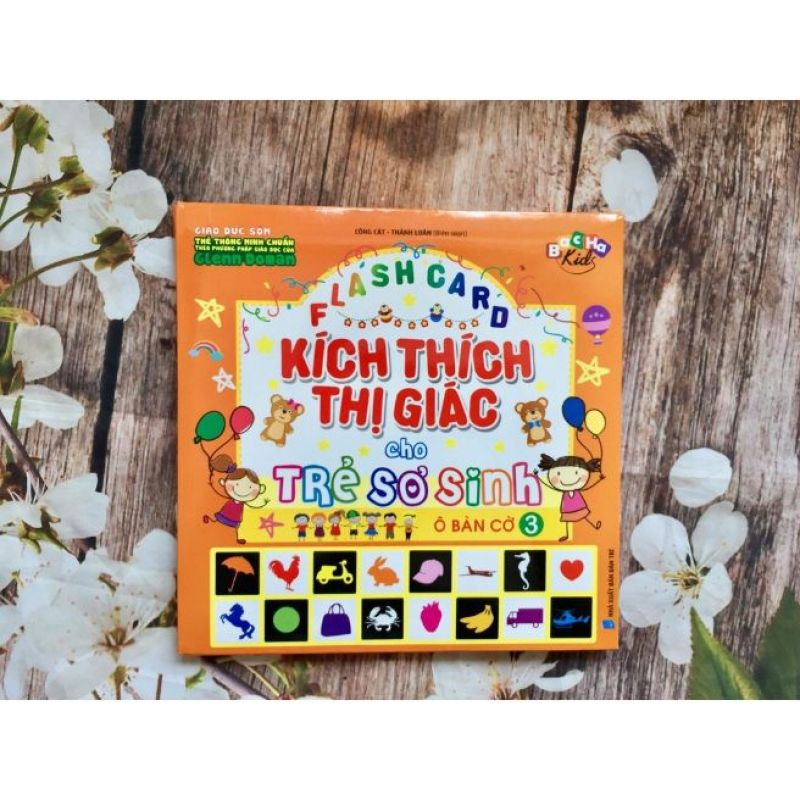 Mua Thẻ kích thích thị giác cho trẻ sơ sinh 3 - Bộ Ô BÀN CỜ