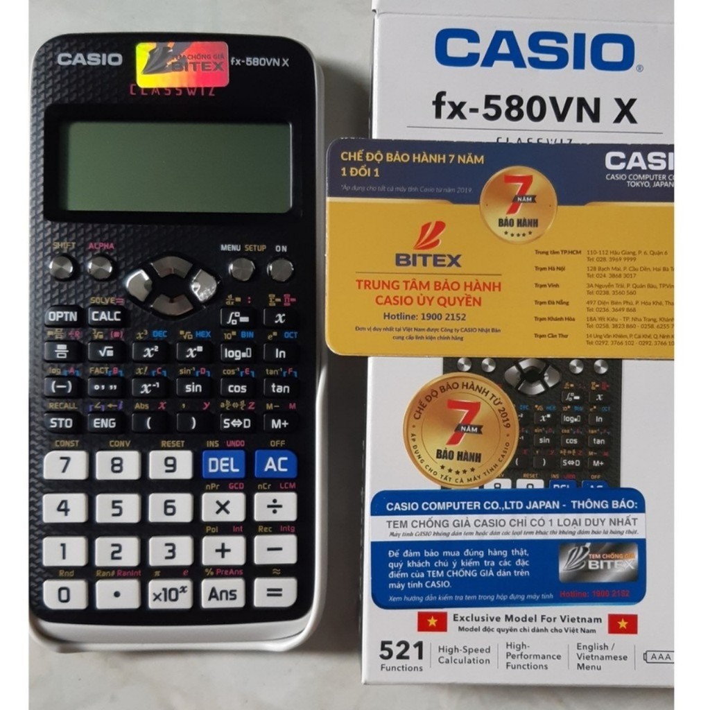MÁY TÍNH CASIO FX 580VN LOẠI 1