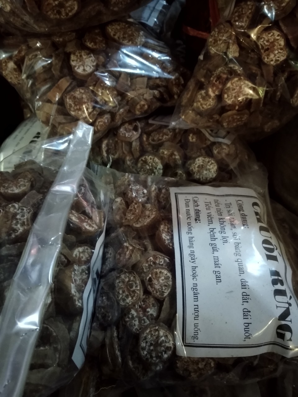 1kg Chuối hột thái lát khô