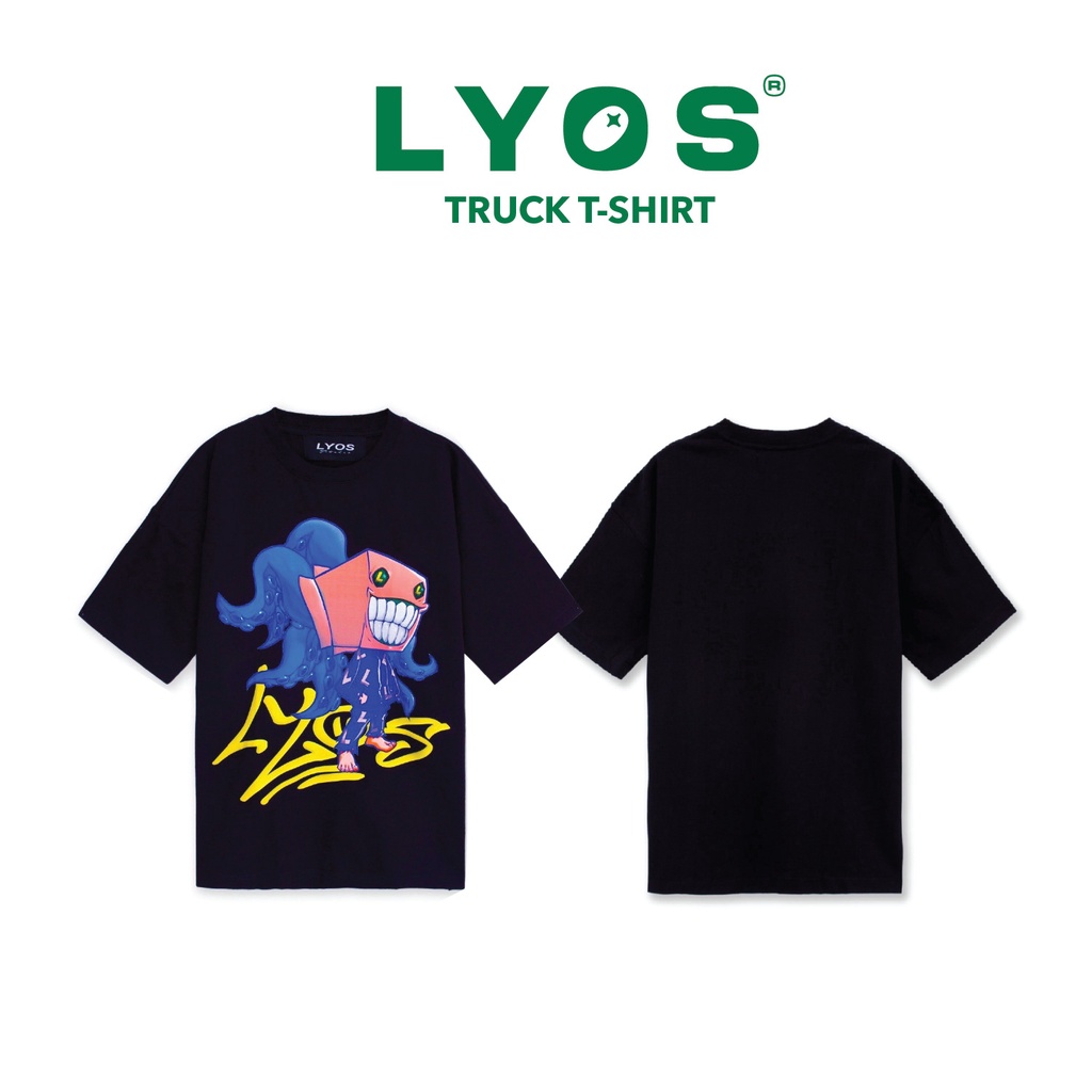 Áo Thun LYOS Truck T-Shirt Đen