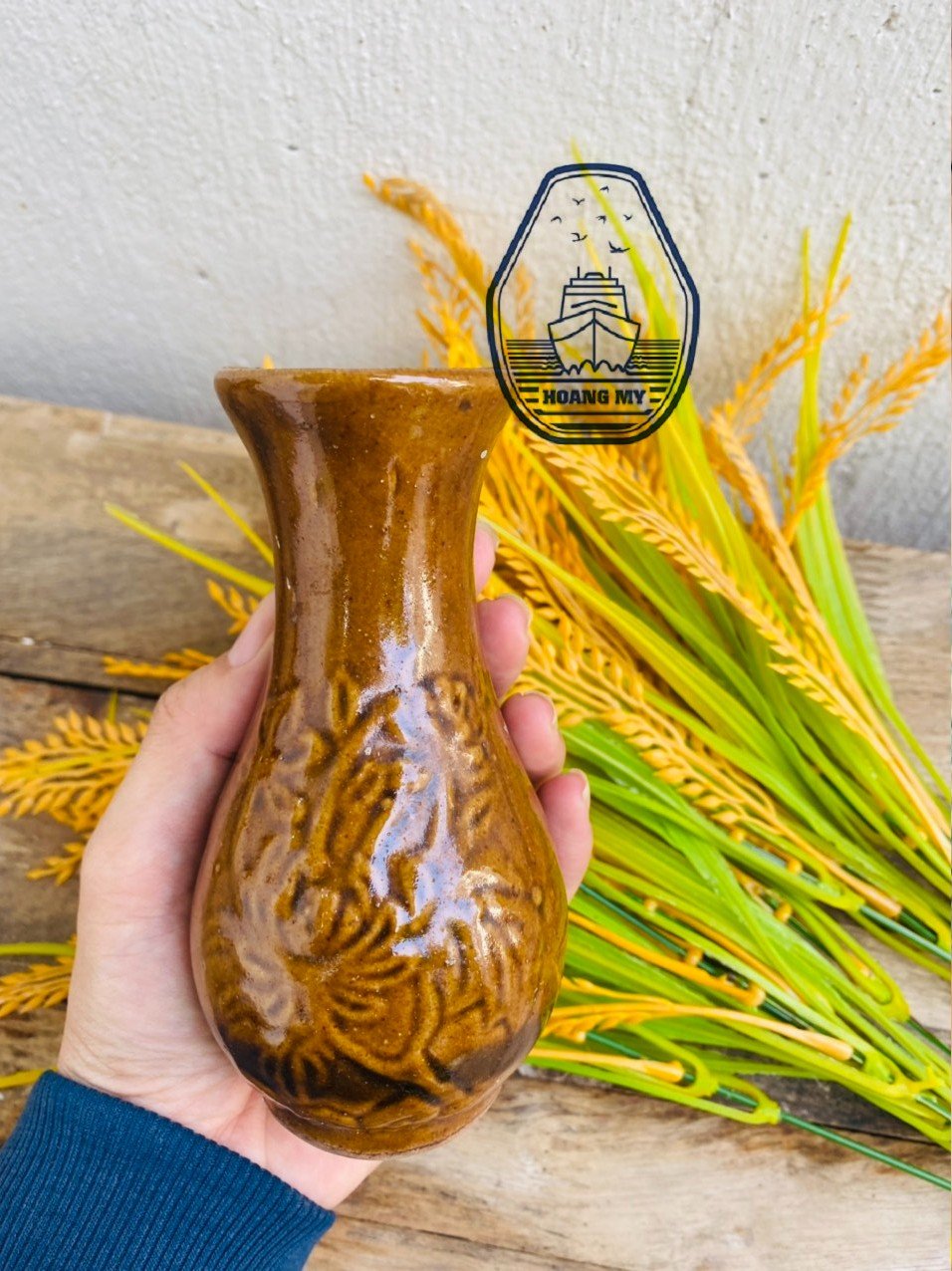 Bình hoa cổ xưa 14-17cm