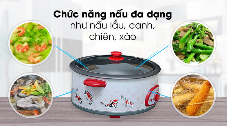 Lẩu điện 4L sunhouse SH525L