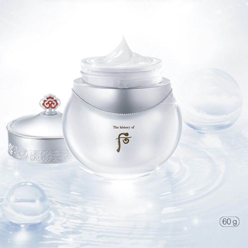 [30 gói] Kem dưỡng trắng mờ nám tàn nhang Whoo Radiant White Moisture Cream 1ml/gói; Kem dưỡng trắng Whoo; Kem Whoo trắng