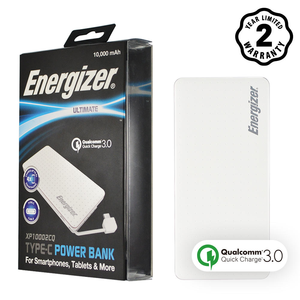 [QUICK CHARGE 3.0] Sạc dự phòng Energizer XP10002CQ 10,000MAH QUICK CHARGE 3.0