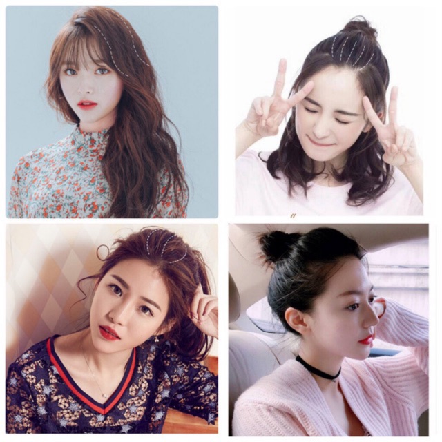 Kẹp Phồng Mái Làm Dày Tóc/ Tóc Giả Kẹp Che Hói Sỉ 30K