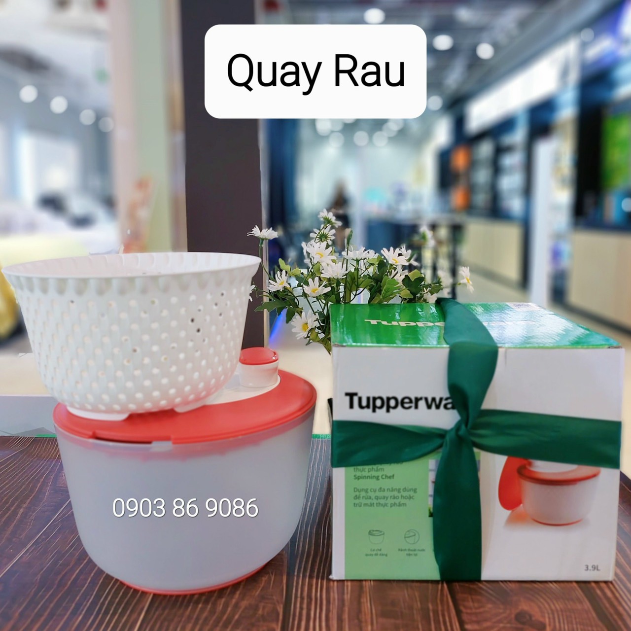 Dụng cụ quay rau Tupperware Spinning Chef