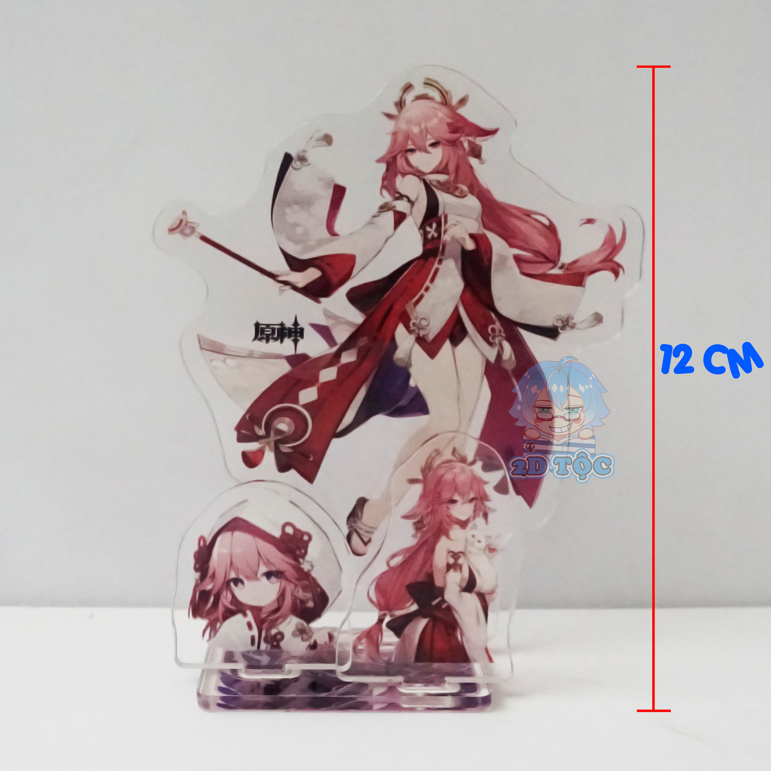 Mô hình Standee Mica Acrylic 3 lớp Game Genshin Impact – Tượng Mica Anime by 2D Tộc Shop