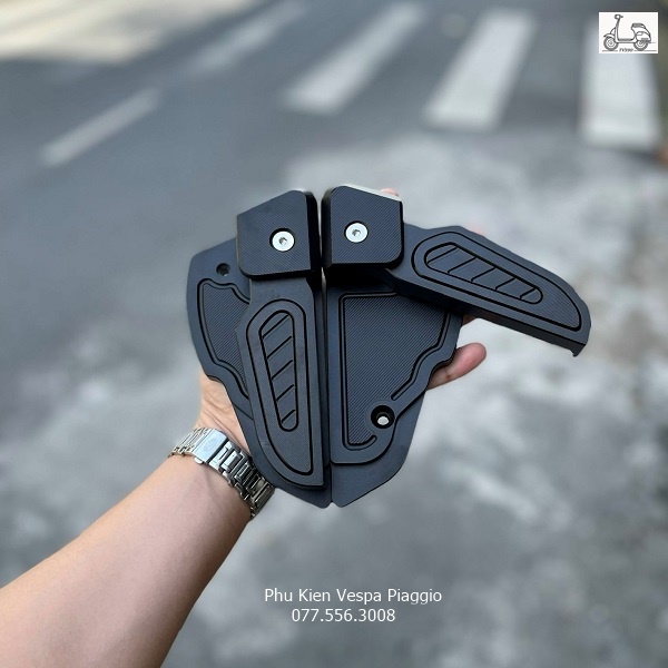 Gác Chân Vespa CNC Nhôm Cao Cấp