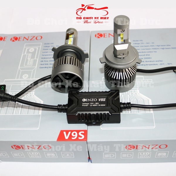 Kenzo V9s Đèn Pha LED Chính Hãng Siêu Sáng