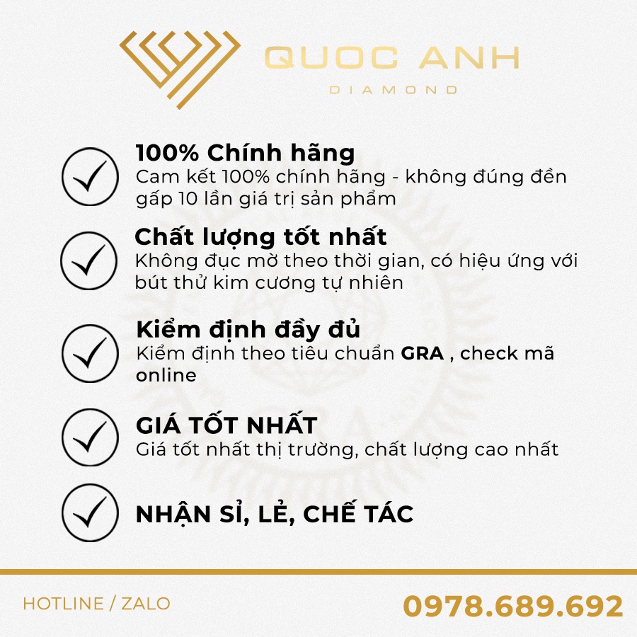 (Size 0.8 - 1.6 ly) Kim cương Moissanite Mỹ ( Đính răng hoặc chế tác trang sức) siêu đẹp