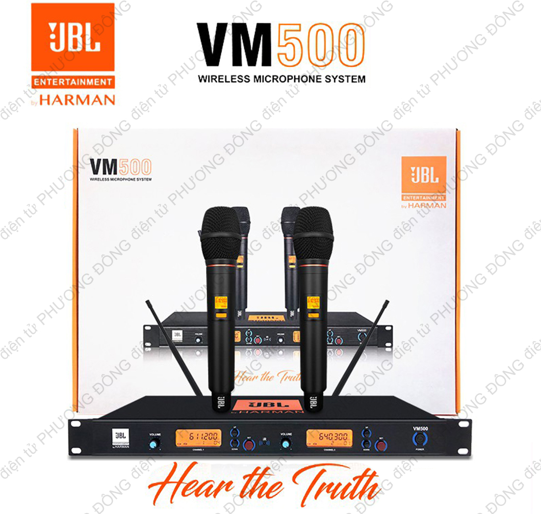 Micro không dây JBL VM500 Hàng loại 1 Thế hệ mới