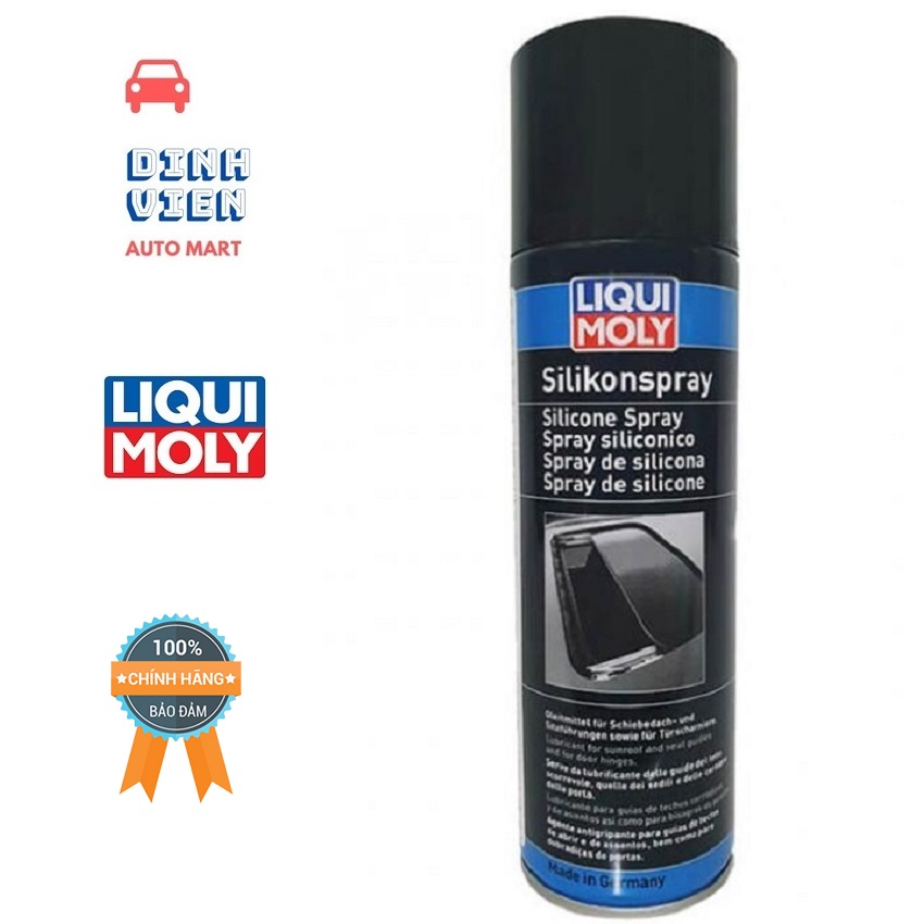Chai xịt silicon bôi trơn bảo dưỡng cao su nhựa Liqui Moly Silicon-Spray 3310