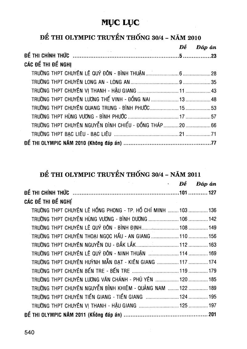 [HCM]Tổng Tập Đề Thi Olympic 30 Tháng 4 Hóa Học 10