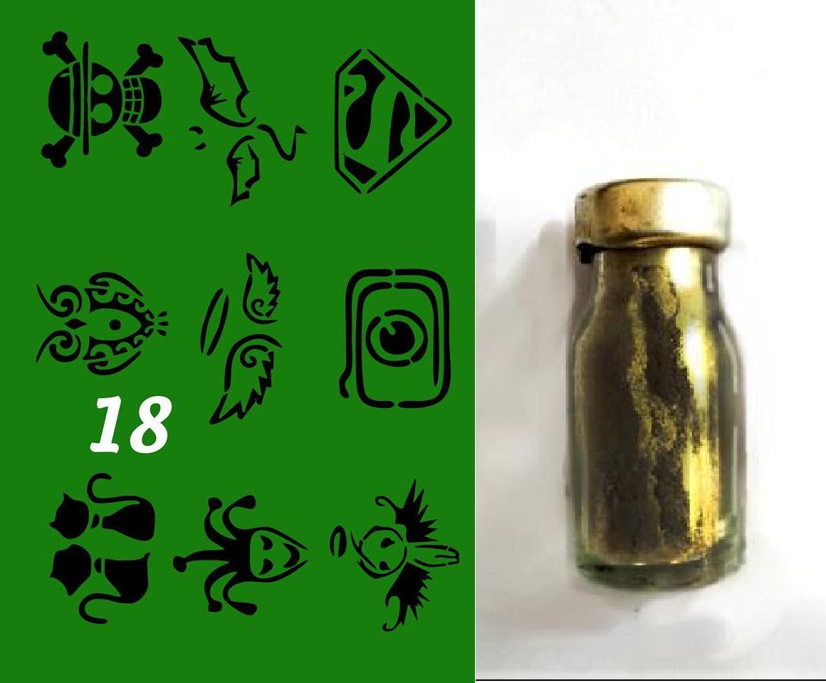 Combo: Mực xăm giả loại 2 + 1 Khuôn lụa A5 - Baystore