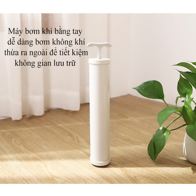 [6 TẶNG 5❤️] Túi Hút Chân Không Trong Suốt Dày Dặn - Máy Hút Chân Không Đựng Quần Áo, Chăn Màn Mền, Gọn Gàng, Chống Nấm Mốc - Hàng Loại 1 ADU79