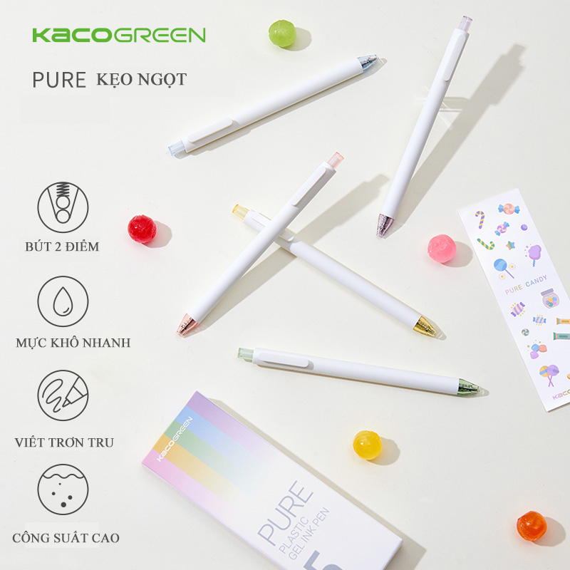 Bút gel KACO PURE cây lẻ
