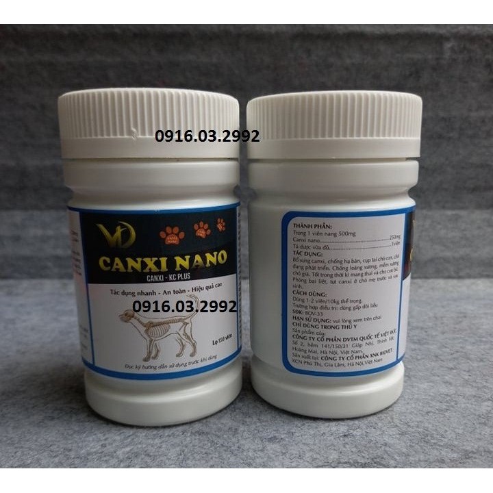 Canxi Cho Chó [Hộp 150 Viên] - lẻ 30 viên dùng thử