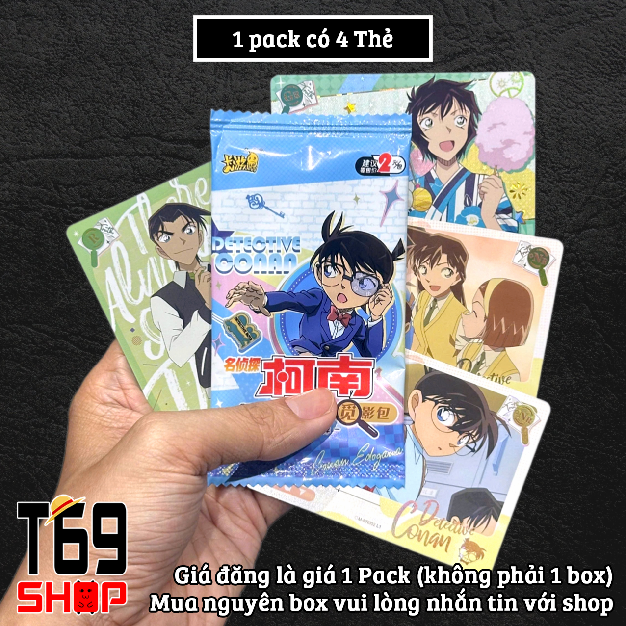 [Chính Hãng KAYOU] Pack nhân phẩm, gói thẻ nhân phẩm anime Detective Conan, Hatsune Miku [T69 Shop]