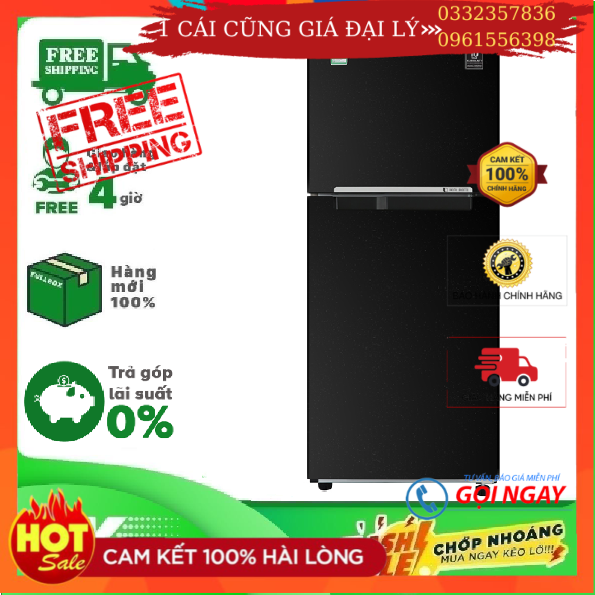 [Trả góp 0%]Tủ lạnh Samsung Inverter 208 lít RT20HAR8DBU/SV Mới 2020