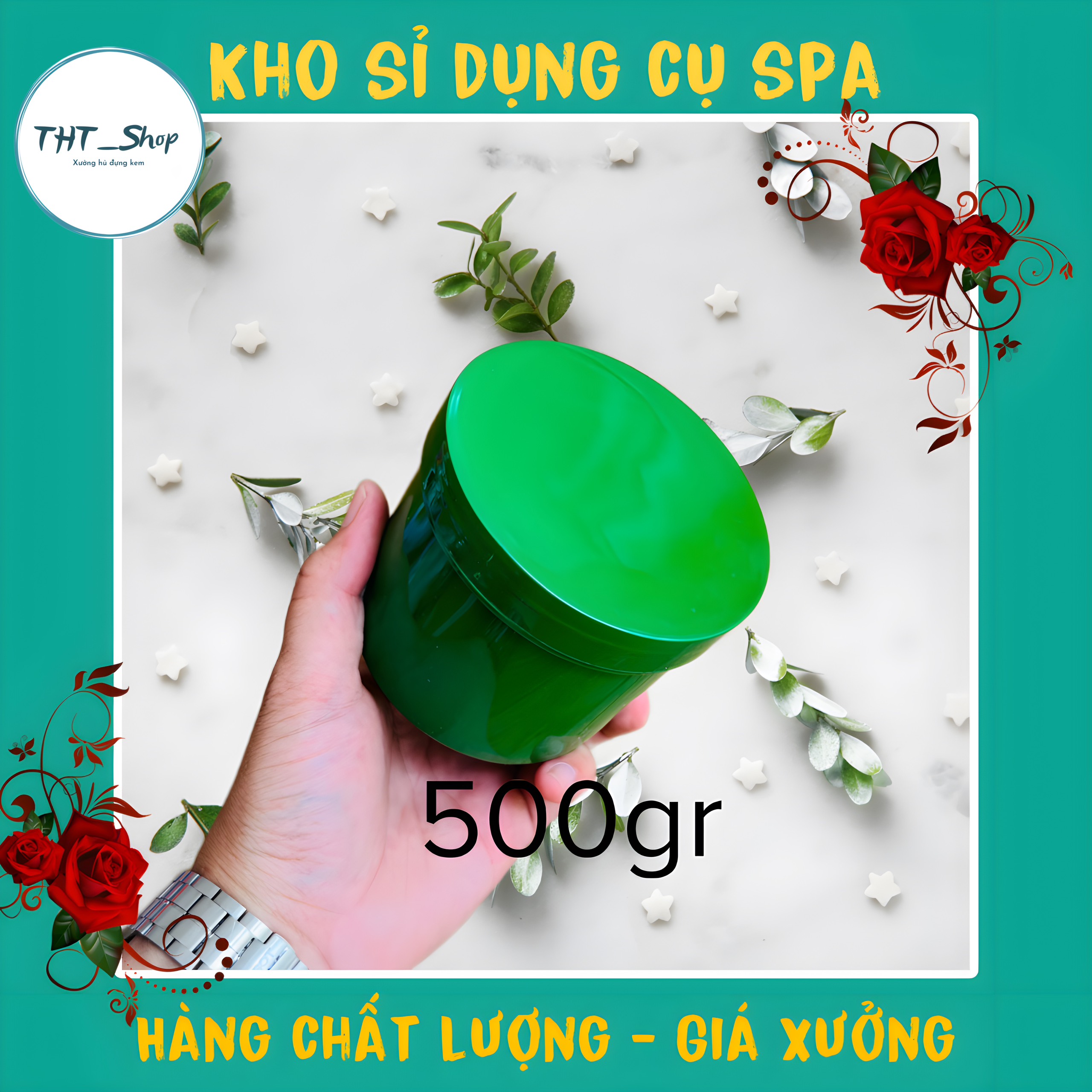 Hủ nhựa đựng kem body 100gr 200gr 500gr
