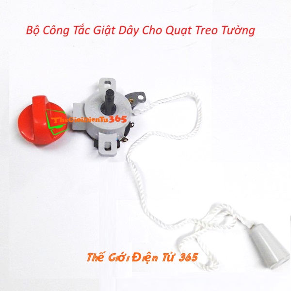 CÔNG TẮC GIẬT DÂY CHO QUẠT TREO TƯỜNG