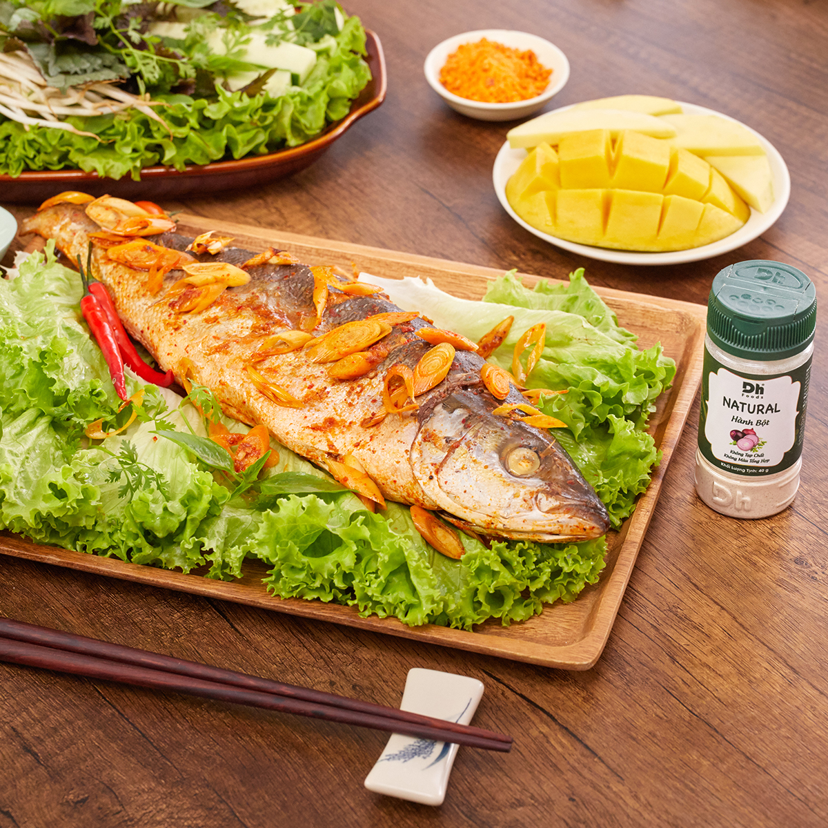 Combo 2 hũ Natural Hành Bột Dh Foods